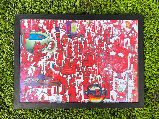 AFFICHE FOULE DE DÉMON