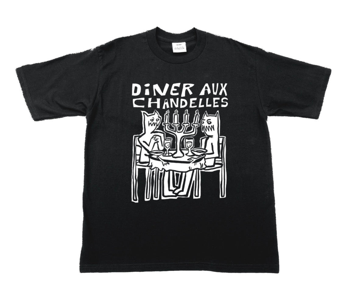TEE-SHIRT DINER AUX CHANDELLES